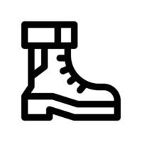 boots icon. line icon for your website, mobile, presentation, and logo design. vector