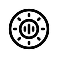 smoke detector icon. line icon for your website, mobile, presentation, and logo design. vector