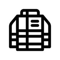 uniform icon. line icon for your website, mobile, presentation, and logo design. vector