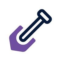 shovel icon. dual tone icon for your website, mobile, presentation, and logo design. vector