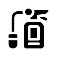 fire extinguisher icon. glyph icon for your website, mobile, presentation, and logo design. vector
