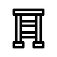 ladder icon. line icon for your website, mobile, presentation, and logo design. vector