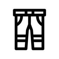 pants icon. line icon for your website, mobile, presentation, and logo design. vector