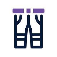 pants icon. dual tone icon for your website, mobile, presentation, and logo design. vector