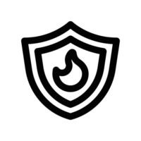 shield icon. line icon for your website, mobile, presentation, and logo design. vector