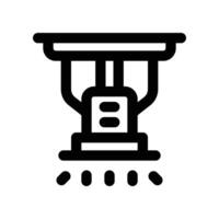 sprinkler icon. line icon for your website, mobile, presentation, and logo design. vector