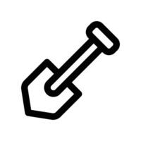 shovel icon. line icon for your website, mobile, presentation, and logo design. vector