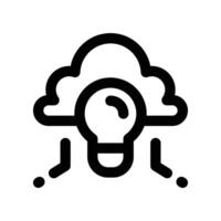 solution icon. line icon for your website, mobile, presentation, and logo design. vector