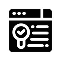 data analyst icon. glyph icon for your website, mobile, presentation, and logo design. vector