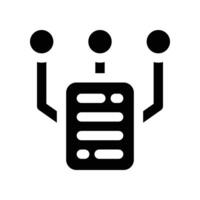 data modeling icon. glyph icon for your website, mobile, presentation, and logo design. vector