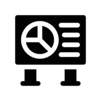 statistic icon. glyph icon for your website, mobile, presentation, and logo design. vector