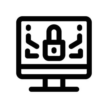 lock icon. line icon for your website, mobile, presentation, and logo design. vector
