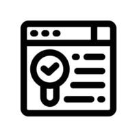data analyst icon. line icon for your website, mobile, presentation, and logo design. vector