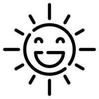 Sunshine icon for web, app, infographic, etc vector