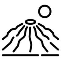 Bromo Mountain icon for web, app, infographic, etc vector