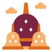 Prambanan Temple icon for web, app, infographic, etc vector