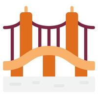 Suramadu Bridge icon for web, app, infographic, etc vector