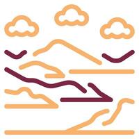 Toba Lake icon for web, app, infographic, etc vector