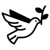 Peace Dove icon for web, app, infographic, etc vector