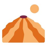 Bromo Mountain icon for web, app, infographic, etc vector