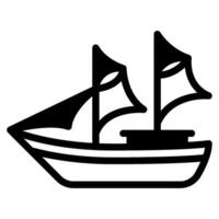 Phinisi Boat icon for web, app, infographic, etc vector