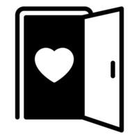 Open Door icon for web, app, infographic, etc vector
