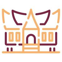 Traditional House icon for web, app, infographic, etc vector