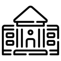 National Museum icon for web, app, infographic, etc vector