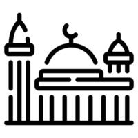 Istiqlal Mosque icon for web, app, infographic, etc vector