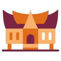 Traditional House icon for web, app, infographic, etc vector