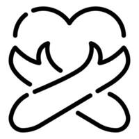 Warm Hug icon for web, app, infographic, etc vector