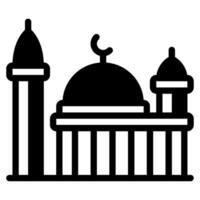 Istiqlal Mosque icon for web, app, infographic, etc vector