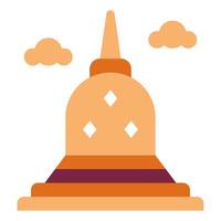Borobudur Temple icon for web, app, infographic, etc vector