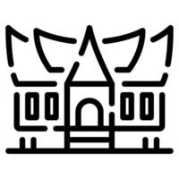 Traditional House icon for web, app, infographic, etc vector
