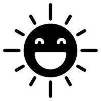 Sunshine icon for web, app, infographic, etc vector