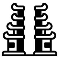 Bali Temple icon for web, app, infographic, etc vector