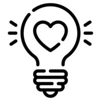 Light Bulb icon for web, app, infographic, etc vector