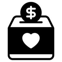 Charity icon for web, app, infographic, etc vector