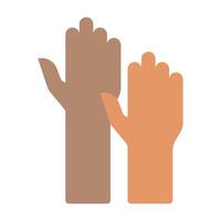 Open Arms icon for web, app, infographic, etc vector