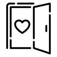 Open Door icon for web, app, infographic, etc vector