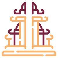 Bali Gate icon for web, app, infographic, etc vector