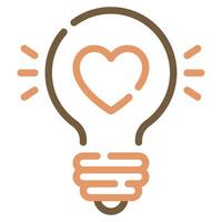 Light Bulb icon for web, app, infographic, etc vector