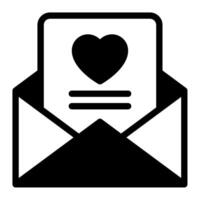 Love Letter icon for web, app, infographic, etc vector