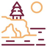 Kuta Beach icon for web, app, infographic, etc vector