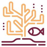 Bunaken Reef icon for web, app, infographic, etc vector
