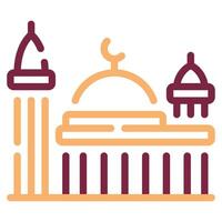 Istiqlal Mosque icon for web, app, infographic, etc vector