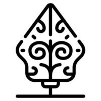 Wayang Puppet icon for web, app, infographic, etc vector