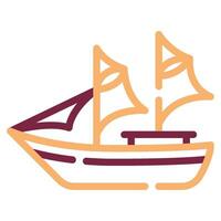 Phinisi Boat icon for web, app, infographic, etc vector