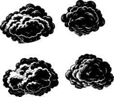 Smoke cloud file vector
