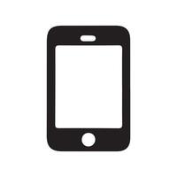 Mobile Phone Black and Silver Colored Design Concept. Smartphone Mockup With Frameless White Screen. Isolated on Transparent Background. vector